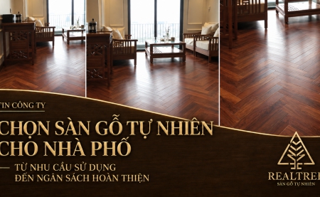 Chọn sàn gỗ tự nhiên cho nhà phố: từ nhu cầu sử dụng đến ngân sách hoàn thiện