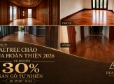 RealTree chào mùa hoàn thiện 2026 – Ưu đãi đến 30% sàn gỗ tự nhiên