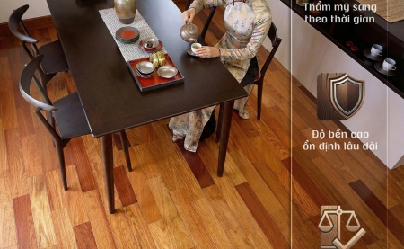 Sàn gỗ Hương Lào – Giá trị bền vững theo thời gian cho không gian sống cao cấp