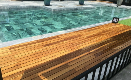 Sàn gỗ ngoài trời,sàn hồ bơi gỗ Tếch Lào – Giải pháp bền đẹp cho không gian sống