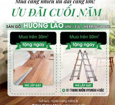 CUỐI NĂM – KHÁCH HÀNG MUA SÀN GỖ REAL TREE NHẬN QUÀ SIÊU HẤP DẪN