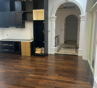Sàn gỗ tự nhiên tông Óc chó tại Đà Nẵng, giá chỉ từ 600.000đ/m²
